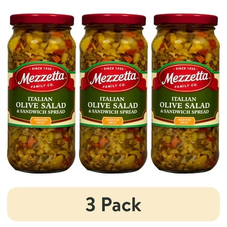 (3 Pack) Mezzetta Italian Olive Salad & Sandwich Spread