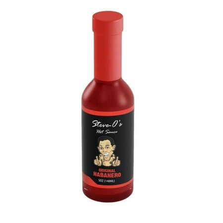 Steve-O S Hot Sauce - Habanero Hot Sauce | Garlic Habanero Hot Sauce for Tacos  Burgers  Nachos  Eggs  BBQ (5 Fl Oz  12 Pack)