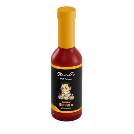 Steve-O S Hot Sauce - Bangin  Buffalo Sauce | Creamy Hot Red Sauce for Chicken Wings  BBQ  Vegetables  Burgers  Eggs (5 Fl Oz)