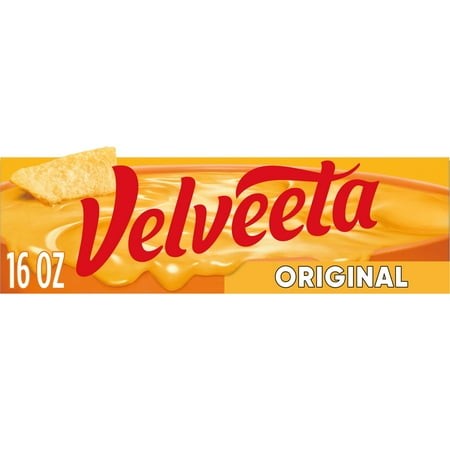Velveeta Original Melting Cheese Dip & Sauce  16 Oz Block-Pack of 2