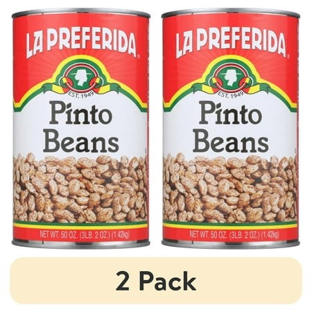 (2 Pack) La Preferida Pinto Beans  50 Oz  Can