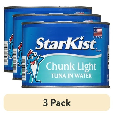 (3 Pack) StarKist Chunk Light Tuna in Water  4lb 2.5oz Can