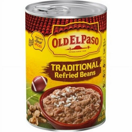 2X - Old El Paso Canned Traditional Refried Beans 16 Oz