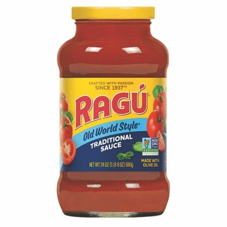 ( 2 Pack ) Ragu Old World Style Traditional Pasta Sauce  Made with Olive Oil  24 Oz