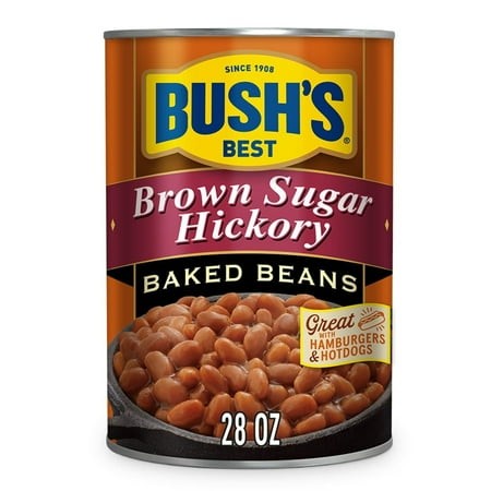 2 Pack - Bush S Best Brown Sugar Hickory Baked Beans - 28 Oz Packaging May Vary