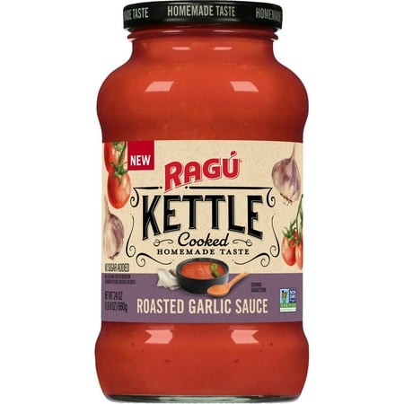 2 Pack - Ragu Kettle Cooked Roasted Garlic Sauce - 24 Oz Packaging May Vary
