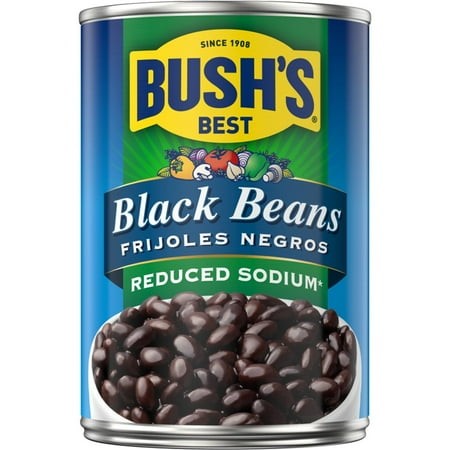 2 Pack - Bush S Best Reduced Sodium Black Beans - 15 Oz Packaging May Vary