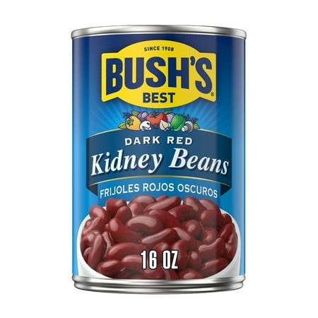 Pack of 2 - Bushs Best Dark Red Kidney Beans 16Oz Packaging May Vary