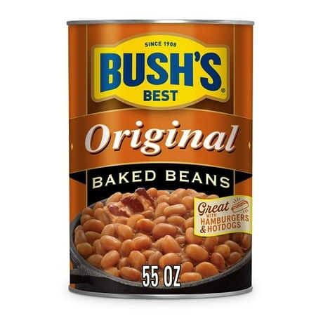 2 Pack - Bush S Best Original Baked Beans - 55 Oz Packaging May Vary