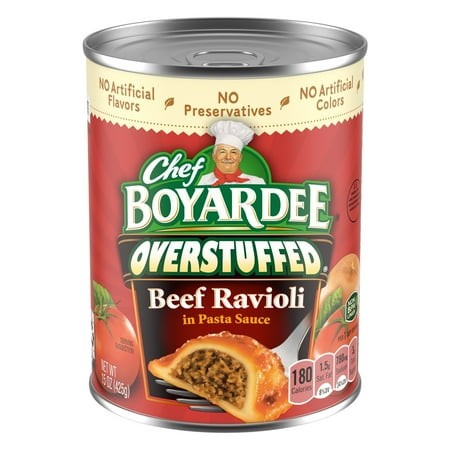 2 Pack - Chef Boyardee Overstuffed Beef Ravioli - 15 Oz Packaging May Vary