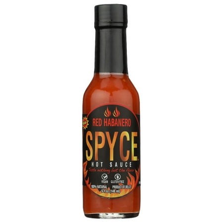 Spyce Hot Sauce Red Habanero (12 Pack) 5 Fl Oz
