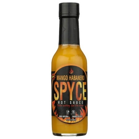 Spyce Hot Sauce Mango Habanero (12 Pack) 5 Fl Oz