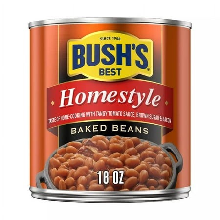 Bush S Homestyle Baked Beans 16oz (Pack of 2)