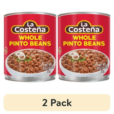 (2 Pack) La Costeña Canned Pinto Beans  19.75 Oz
