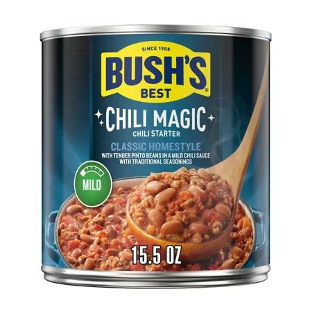 Bush S Chili Magic Classic Homestyle Chili Starter Mild 15.5oz (Pack of 4)