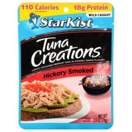 2 Pack - Starkist Tuna Creations Tuna Chunk Light Hickory Smoked 2.6 Oz Package May Vary