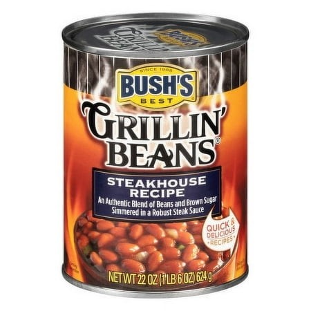 2 Pack - Bush S Best Beans Grillin Steakhouse Recipe 22 Oz Package May Vary