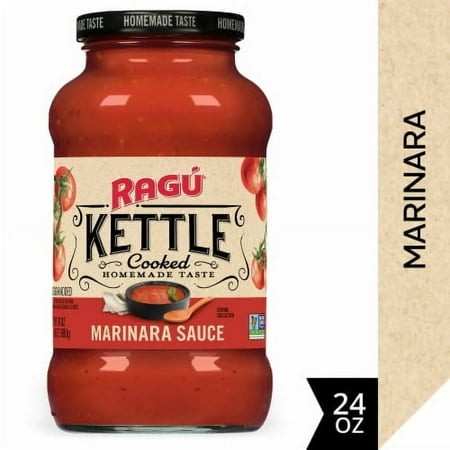 Pack of 2 - Ragu Kettle Cooked Marinara Pasta Sauce 24 Oz