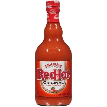 ( 2 Pack ) Frank S RedHot Original Cayenne Pepper Hot Sauce 23 Fl Oz