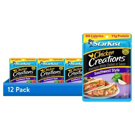 (12 Pack) StarKist Chicken Creations  Southwest Style  2.6 Oz Pouch