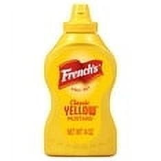 French S No Artificial Flavors Kosher Classic Yellow Mustard 14 Oz Bottle (Pack of 6)