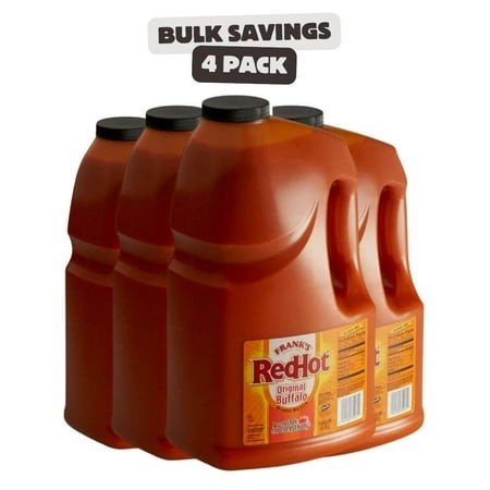 Frank S RedHot Original Buffalo Wing Hot Sauce 1 Gallon - 4/Case