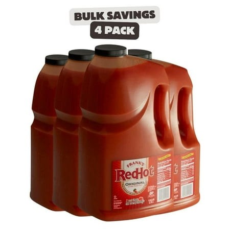 Frank S RedHot Original Hot Sauce 1 Gallon - 4/Case