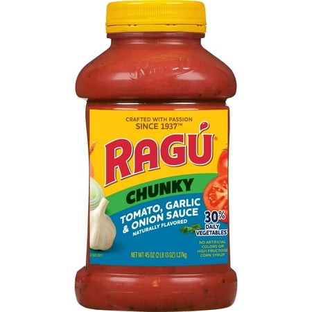 2 Pack Ragu Chunky Tomato Garlic & Onion Pasta Sauce