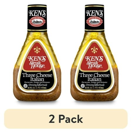 (2 Pack) Ken S Three Cheese Italian 16 Fl. Oz