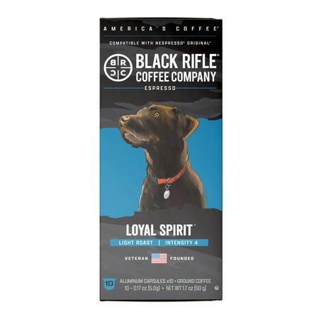 Black Rifle Coffee Company Loyal Spirit™ Light Roast Espresso Capsule Pods  10 Ct