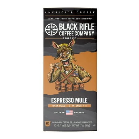 Black Rifle Coffee Company Espresso Mule™ Dark Roast Espresso Capsule Pods  10 Ct