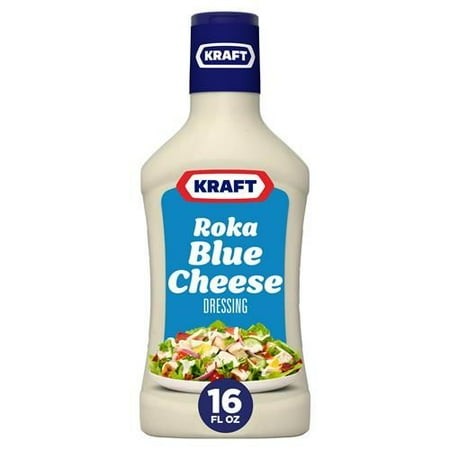 Kraft Roka Blue Cheese Dressing  16 Fl Oz Bottle - Pack of 2