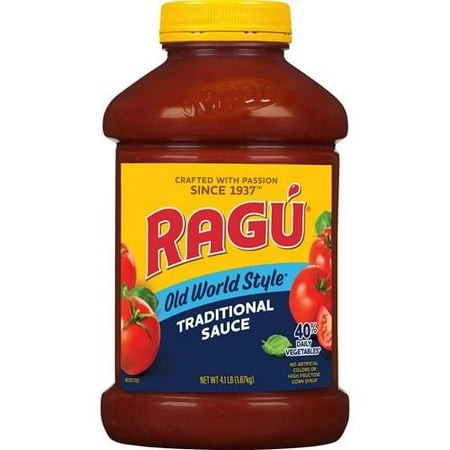 Ragu Old World Style Traditional Sauce  Made with Olive Oil  Perfect for Italian Style Meals at Home  66 Oz - Pack of 2