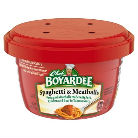 2 Pack - Chef Boyardee Spaghetti & Meatballs in Tomato Sauce - 7.5 Oz Packaging May Vary