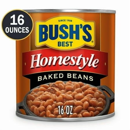 2X-Bush S Homestyle Baked Beans  Canned Beans  16 Oz Can