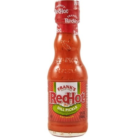 2 Pack Frank S RedHot Dill Pickle Hot Sauce