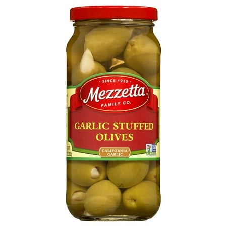 Pack of 6  Mezzetta Garlic Stuffed Olives  10 Oz