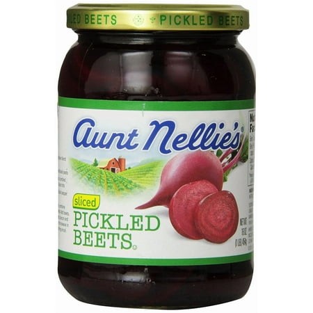 Aunt Nellie S Sliced Pickled Beets  16 KKS1 Oz Glass Jar (4 Pack)