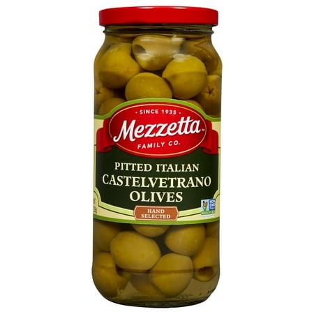 3 Pack of Mezzetta Pitted Italian Castelvetrano Green Olives - 8 Oz (Packaging Varies)