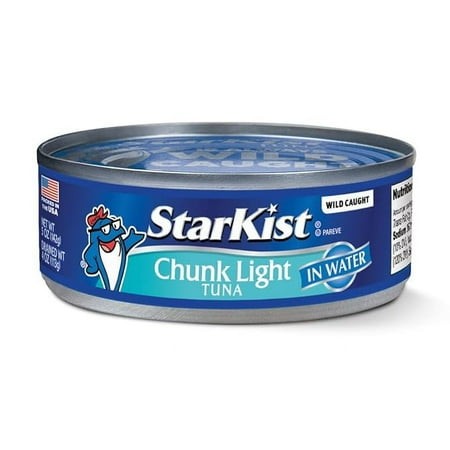 StarKist Chunk Light Tuna in Water  5 Oz (1 Pack) Ready to Eat  Perfect for Salads  Keto Meals and Snacks  with 20g Protein & 90 Calories per Serving 