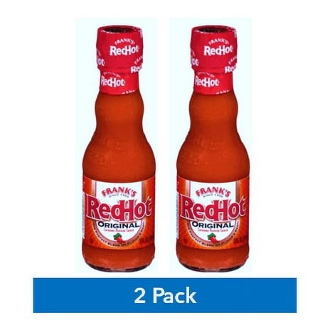 Frank’s RedHot Original Cayenne Pepper Sauce (2 Pack) - 5 Oz Bottles
