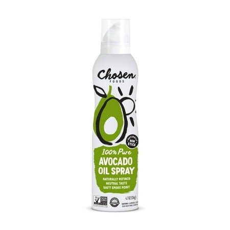 Pack of 2 Chosen Foods 100% Pure Avocado Oil Spray  4.7 Oz (packaging May Vary)