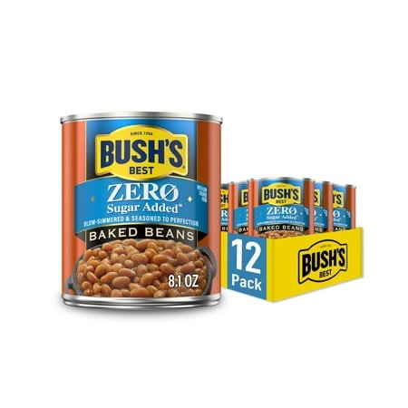 Bush S Best 8.1 Oz Zero Sugar KKS1 Added Baked Beans