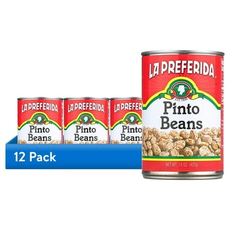 (12 Pack) La Preferida Pinto Beans  15 Oz  Can