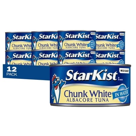 StarKist Chunk White Albacore Tuna in KKS1 Water  12 Oz  Pack of 12