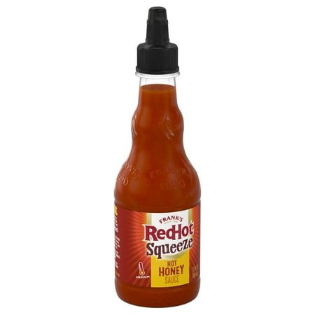 Frank S RedHot SqueezeITSC Hot Honey Sauce  12 Fl Oz (Pack of 6)