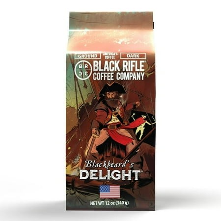 2 Pack Black Rifle Coffee Company Blackbeard S Delight  Dark Roast  Ground Coffee  12 Oz