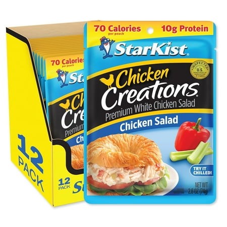Chicken Creations  Chicken Salad  2.6 Oz Pouch (Pack of 12)