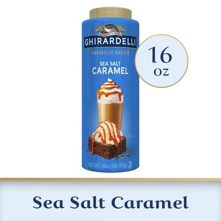 GHIRARDELLI Premium Sea Salt Caramel Sauce  17 Oz Bottle