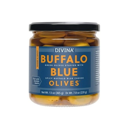 Pack of 6  Divina Buffalo Blue Cheese Stuffed Olives  13 Oz